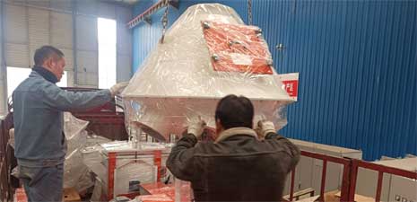 強福機械雙線15噸飼料生產設備發(fā)貨